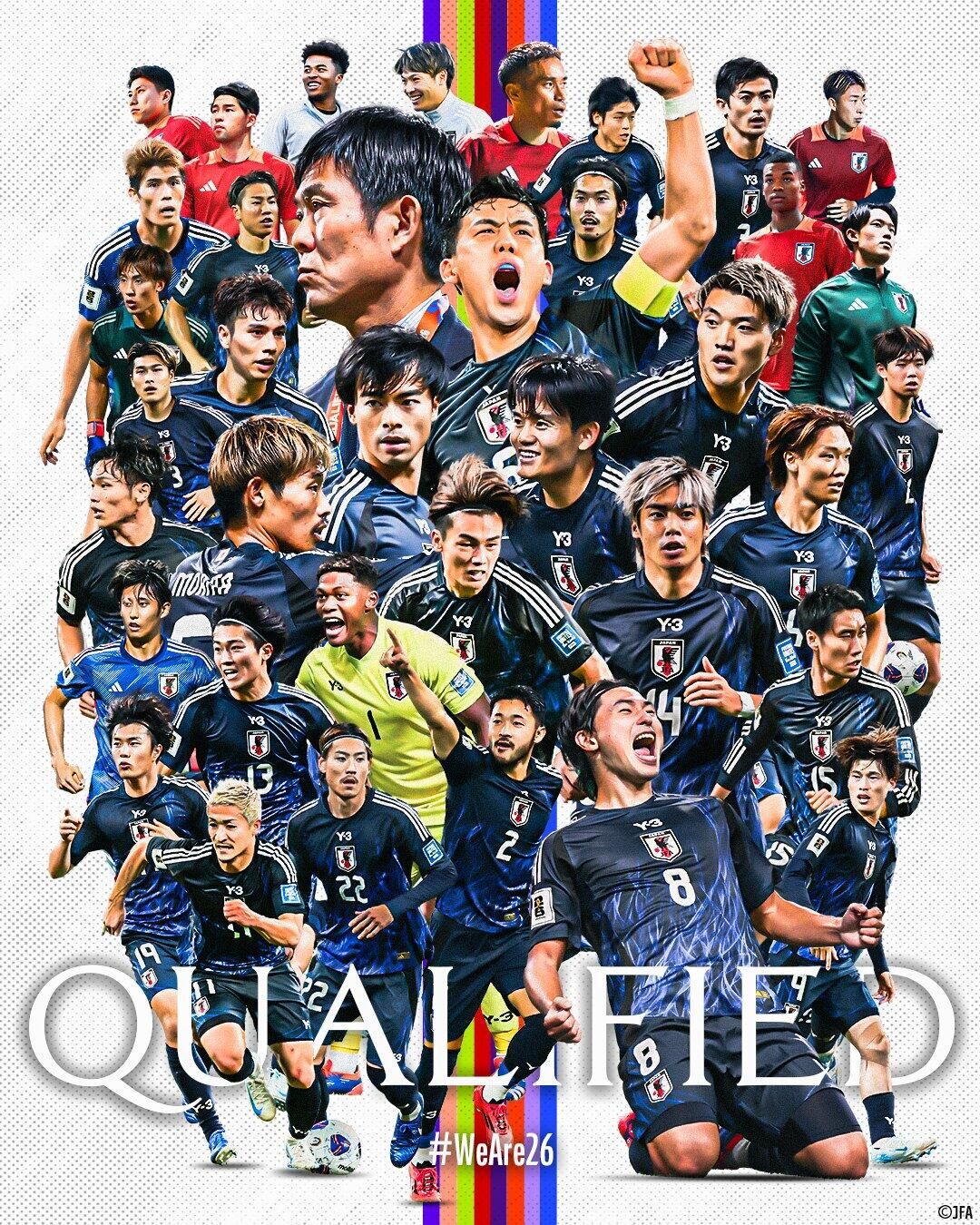 断层领先!日本7轮6胜1平提前晋级世界杯,全球除东道主外首队!